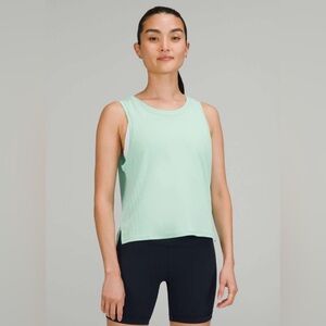 Lululemon Women Train to Be Muscle Tank in Wild Mint Breathable Activewear Top 4